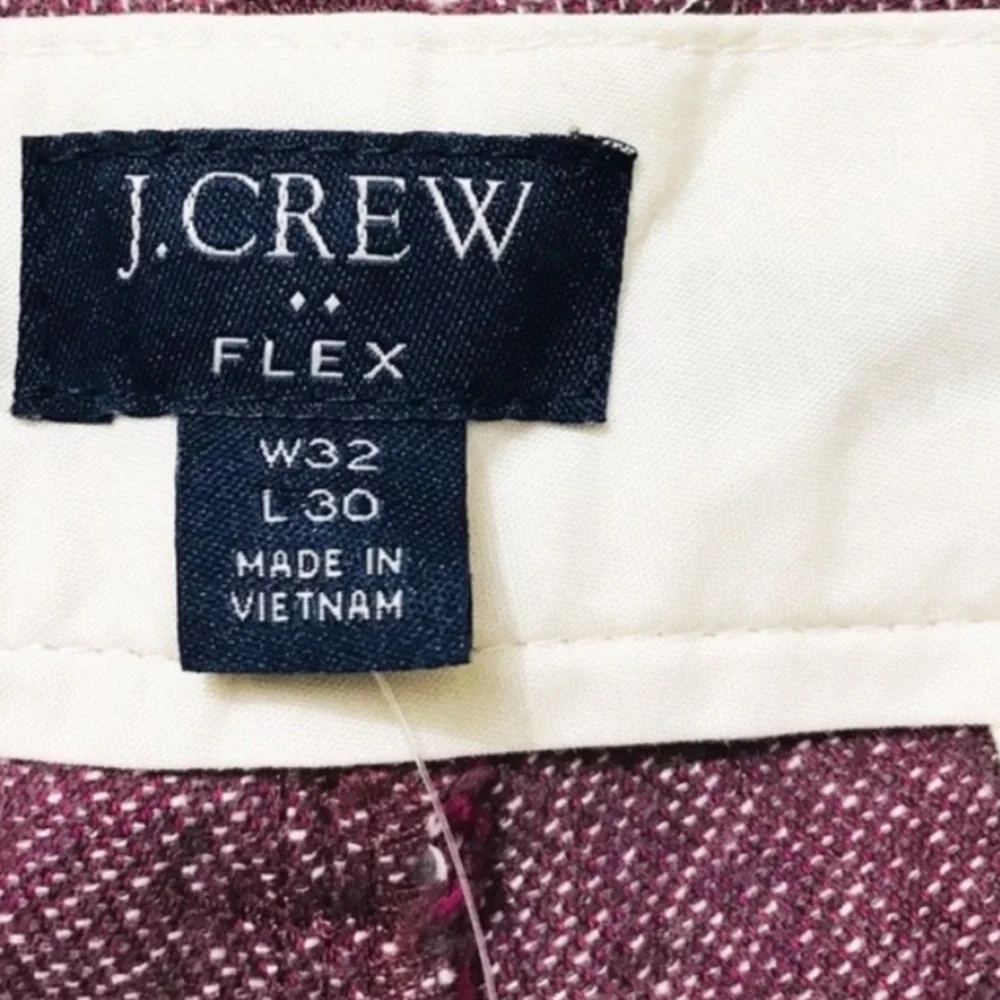 J. Crew Plum Flex Slim Chinos 31x32